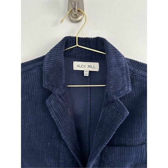 Alex Mill Navy Blue Boyish Corduroy Blazer Jacket Size XS Huckberry - Picture 5 of 15